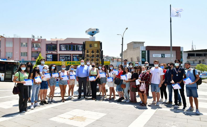 Çiğli Belediyesi yabancı misafirlerine veda etti: Ortak projeler sürecek