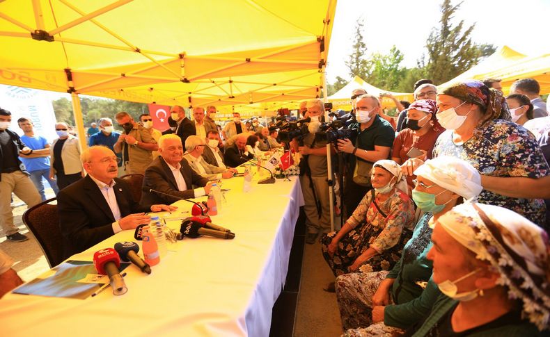 CHP yangın bölgesine kamp kurdu: El birliğiyle aşacağız