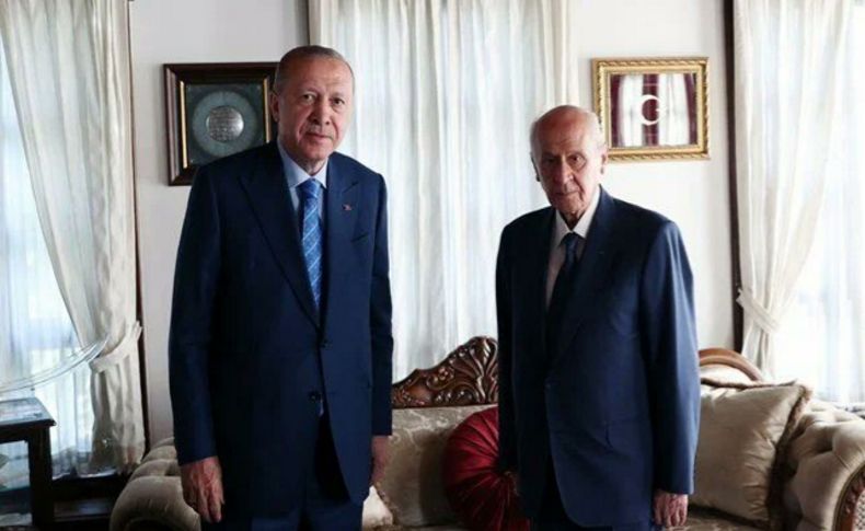 Erdoğan, Bahçeli'yi evinde ziyaret etti