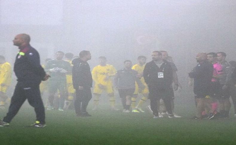 İstanbulspor – Menemenspor maçı yoğun sis sebebiyle ertelendi