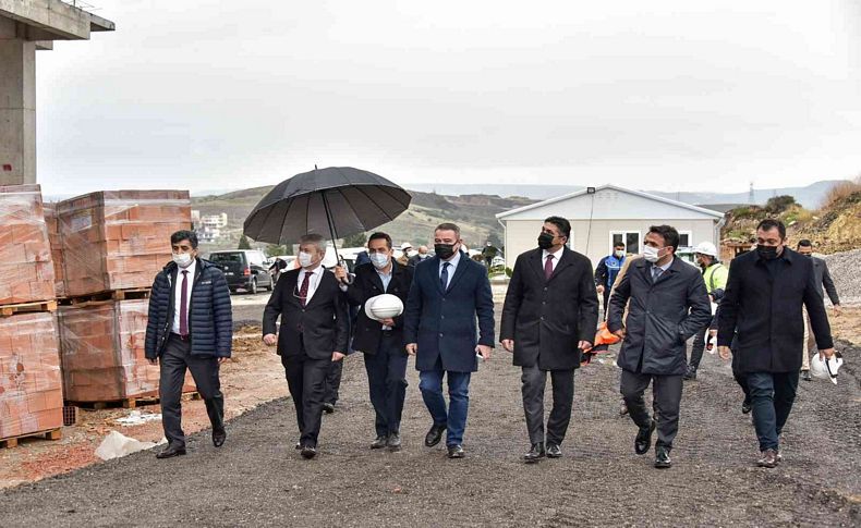 Mesleki ve Çevresel Hastalıklar Hastanesi'nin kaba inşaatında sona gelindi