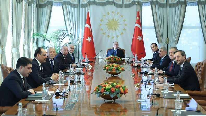 Erdoğan, Aksakallar Konseyi heyetini kabul etti