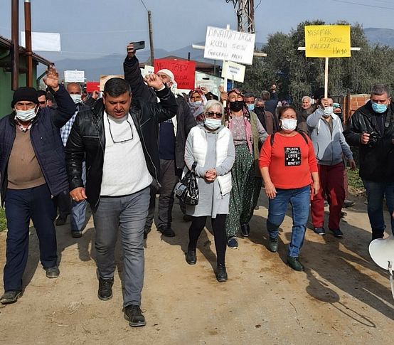 Ödemiş’te köylülerden 'maden' protestosu: Sarı öküzü alamayacaksınız!