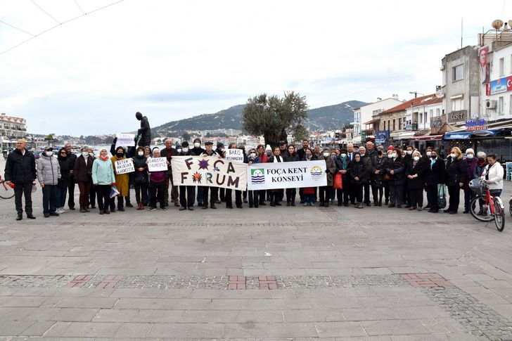 Foça Kent Konseyi'nden ‘‘Savaşa Hayır!’’