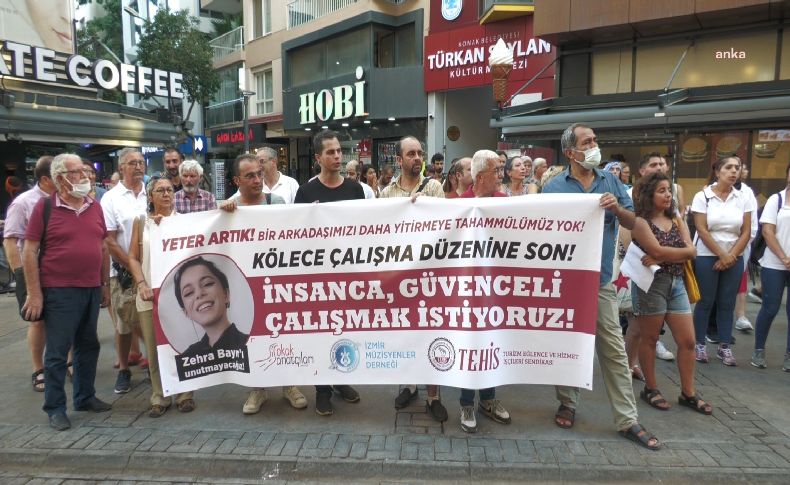 İzmir'de 'Zehra Bayır' protestosu