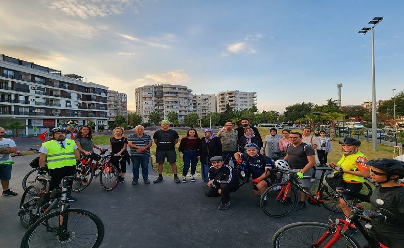 Karşıyaka'da pedallar Zeynep için çevrildi