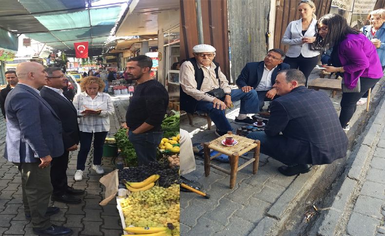 CHP'li Özcan Purçu Konak’ta halkın nabzını tuttu