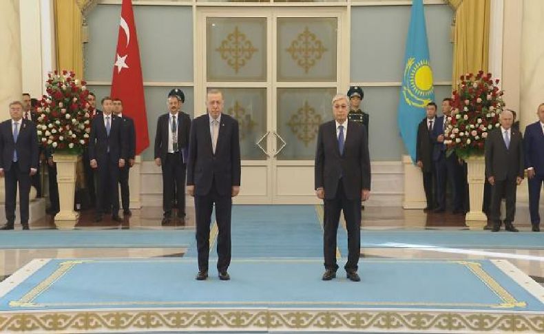 Erdoğan'dan Kazakistan'da önemli açıklamalar