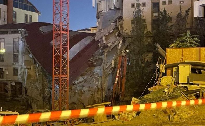 İstanbul'da özel üniversite binası çöktü