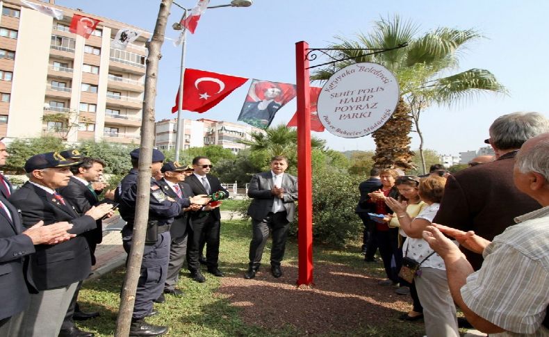 Karşıyaka, Şehit Polis Habip Poyraz’ın adını ölümsüzleştirdi