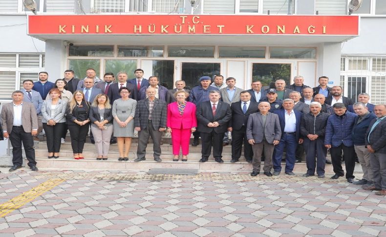 Kınıklı muhtarlar Delez Yaşam Vadisi'nde buluştu