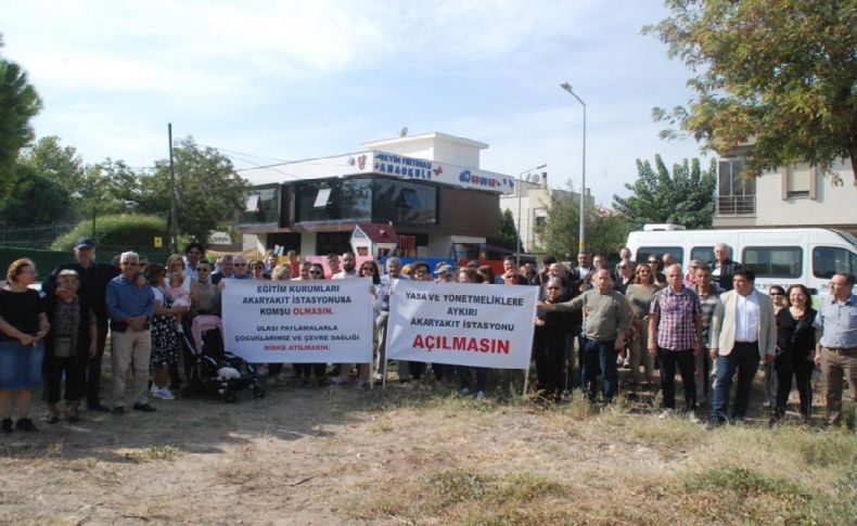 Mahalleliden 'benzinlik' tepkisi:  Bu ısrar neden?