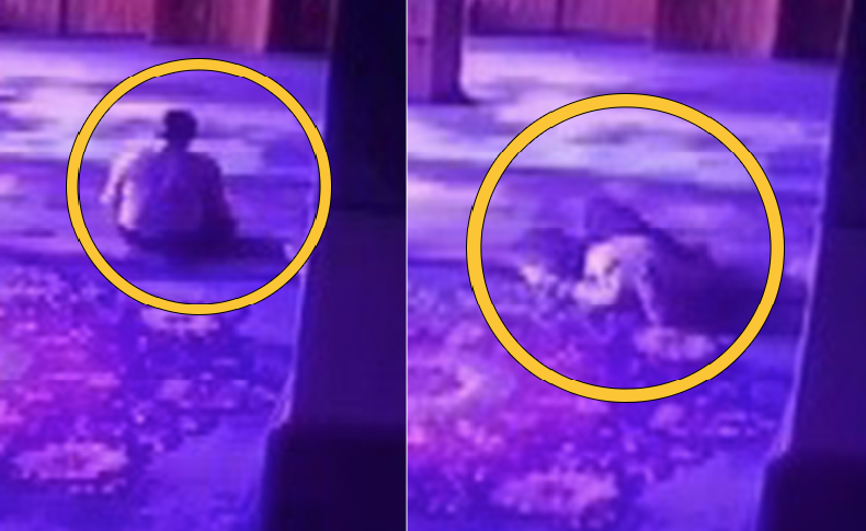 Namaz kılarken kalp krizi geçiren adam hayatını kaybetti, o anlar kamerada