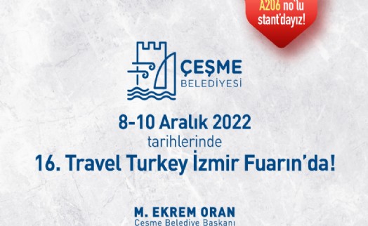 Çeşme Travel Turkey Fuarı'nda!