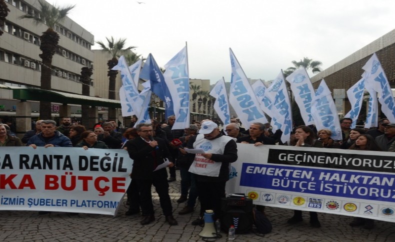 KESK İzmir'den bütçe protestosu: 