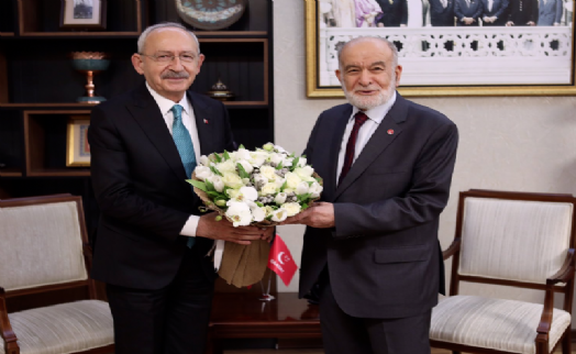 Kılıçdaroğlu'ndan Karamollaoğlu'na 'geçmiş olsun' ziyareti