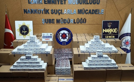 Yılbaşı öncesi İzmir'de depolara sentetik hap baskını