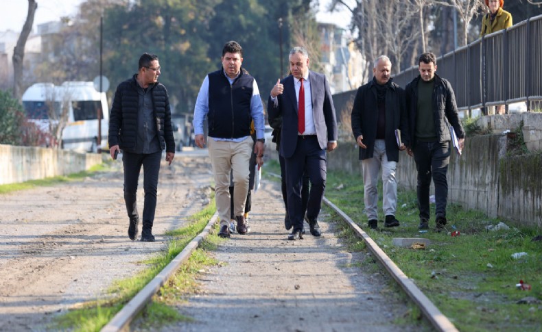Buca'da eski tren yolu hattına turistik proje