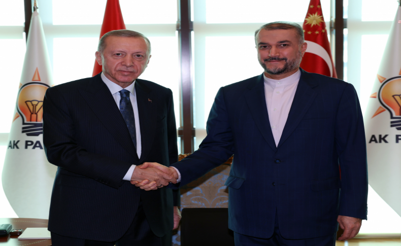 Erdoğan, İran Dışişleri Bakanı ile görüştü