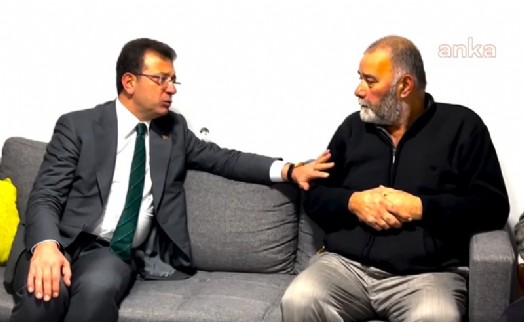 Ekrem İmamoğlu, Sinan Ateş'in ailesine taziye ziyaretinde bulundu