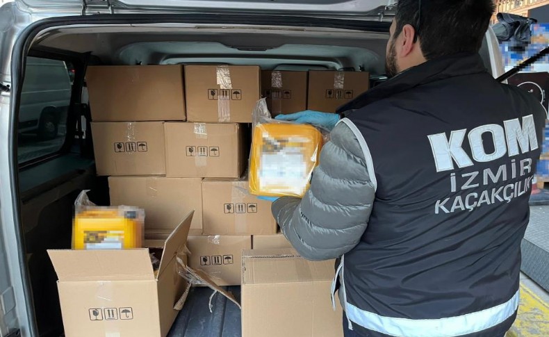 İzmir'de dev sahte alkol operasyonu!