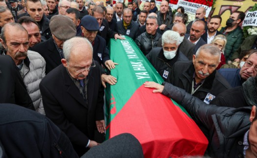 Kılıçdaroğlu'nun, dayısı Ali Gündüz son yolculuğuna uğurlandı