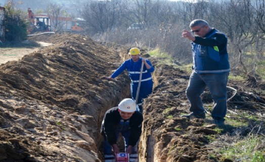 Ödemiş'in İlkurşun mahallesine yeni su hattı