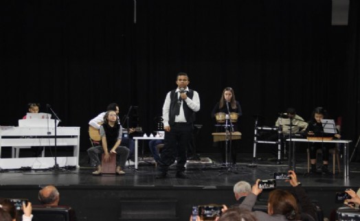 Özel çocuklardan özel orkestra