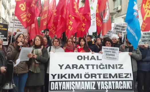 İzmir'de OHAL protestosu!