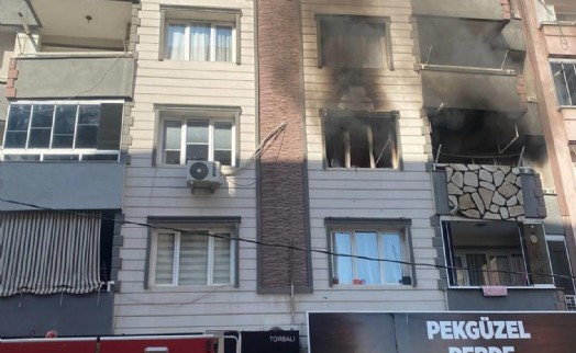 Torbalı'da korkutan ev yangını