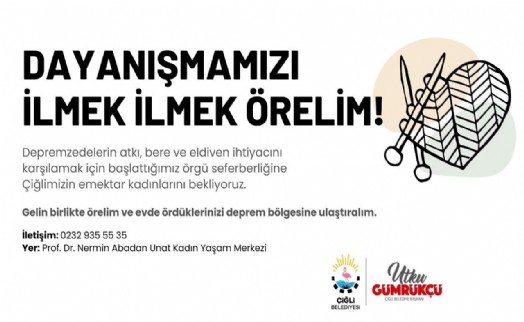 Başkan Gümrükçü'den çağrı: “Gelin Birlikte Örelim”