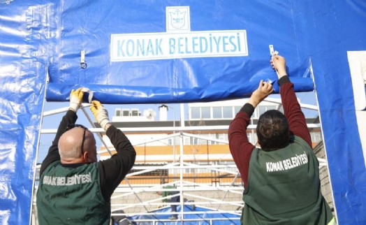 Konak'tan Kahramanmaraş'a çadırkent desteği!