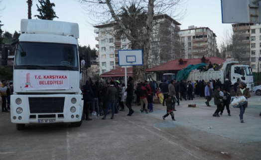 Karşıyaka'dan İslahiye'ye yardım eli