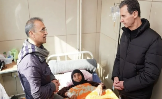 Suriye lideri Esad'dan deprem bölgesine ziyaret