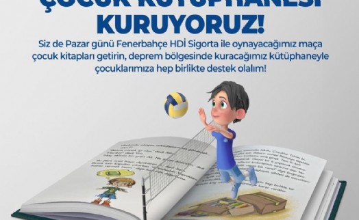 Arkas Spor'dan deprem bölgesindeki çocuklara kitap yardımı