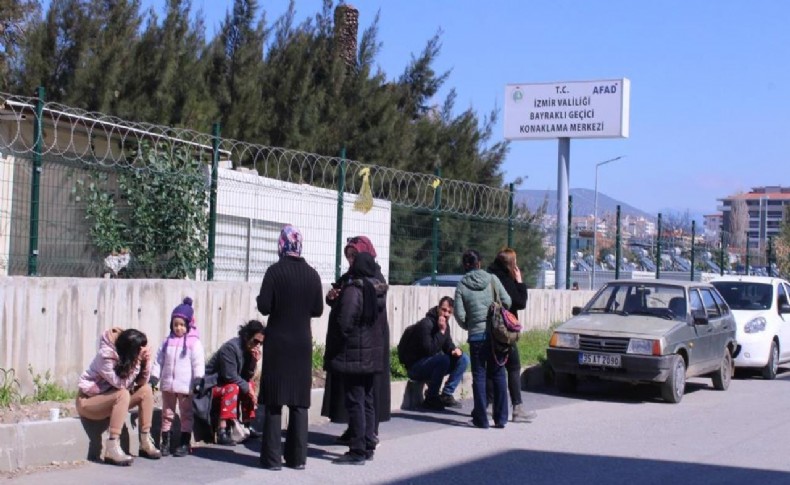 İzmir’de konteyner kentte tahliye