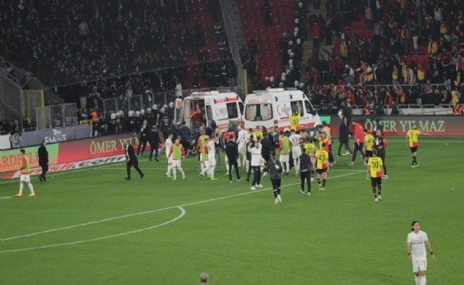Olaylı derbide fişekle yaralanan taraftar: