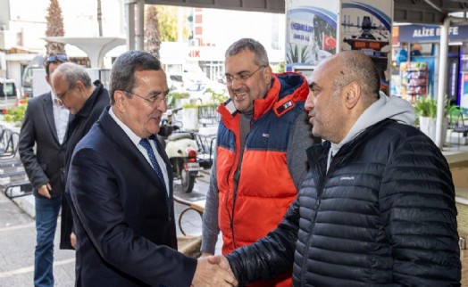 Batur'dan Gıda Çarşısı esnafına destek teşekkürü