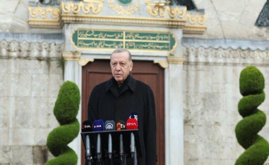 Cumhurbaşkanı Erdoğan'dan bayram namazı sonrası açıklama