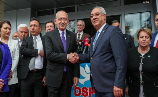 Kılıçdaroğlu'ndan DSP Genel Başkanı Aksakal'a ziyaret