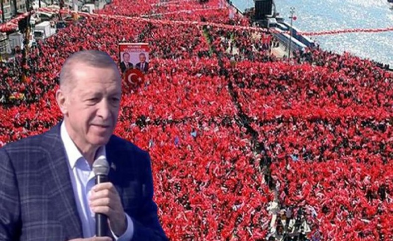 AK Parti'nin İzmir mitinginde çarpıcı detay!