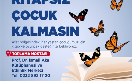 Efes Selçuk Belediyesi'nden deprem bölgesi için kitap çağrısı