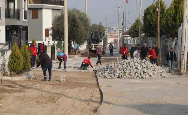 Menderes Belediyesi'nden yoğun mesai