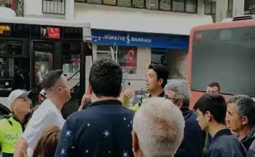 Çankaya'da vatandaşla trafik polis arasında 'ceza' tartışması