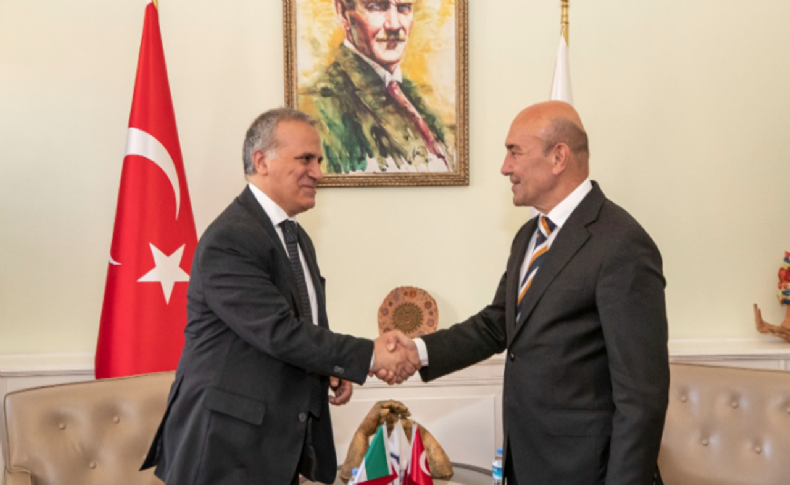 İtalya’nın Türkiye Büyükelçisi Giorgio Marrapodi Soyer’i ziyaret etti