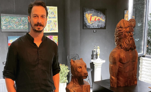 Yontu heykel sanatçısı Murat Gülcen'in eserleri büyülüyor!