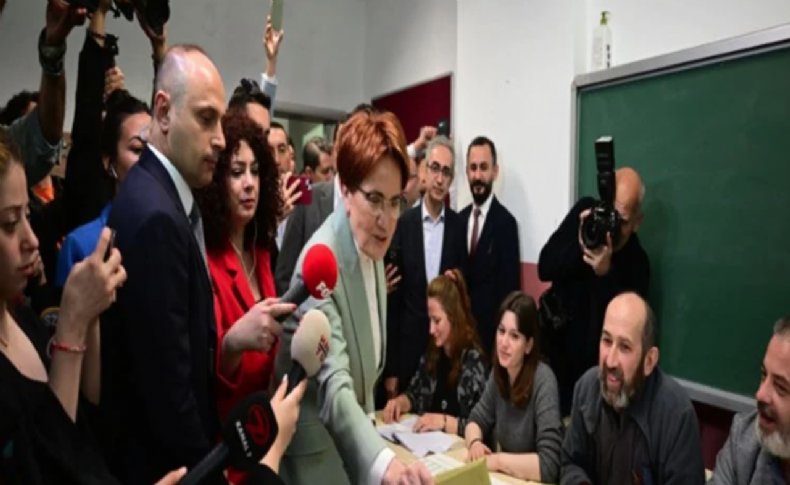 Akşener oyunu kullandı: Aziz milletimizin vereceği karar başımızın üstündedir