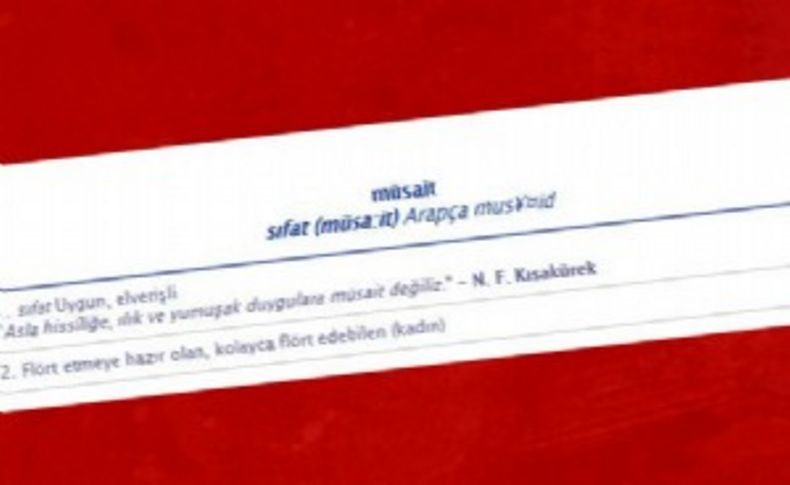 Kadınlardan Türk Dil Kurumu'na 'müsait' tepkisi