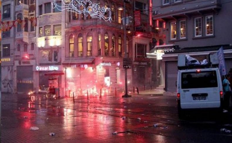 Suruç protestosuna Taksim’de polis müdahalesi