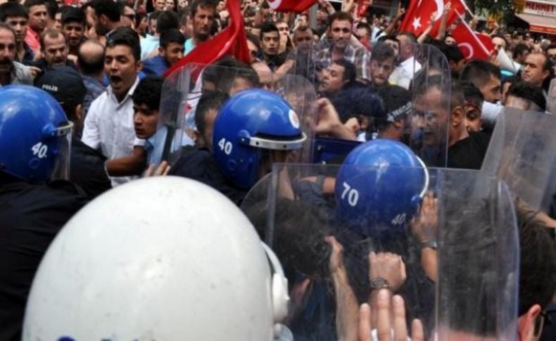 Şehit cenazesinde müftüye tepki